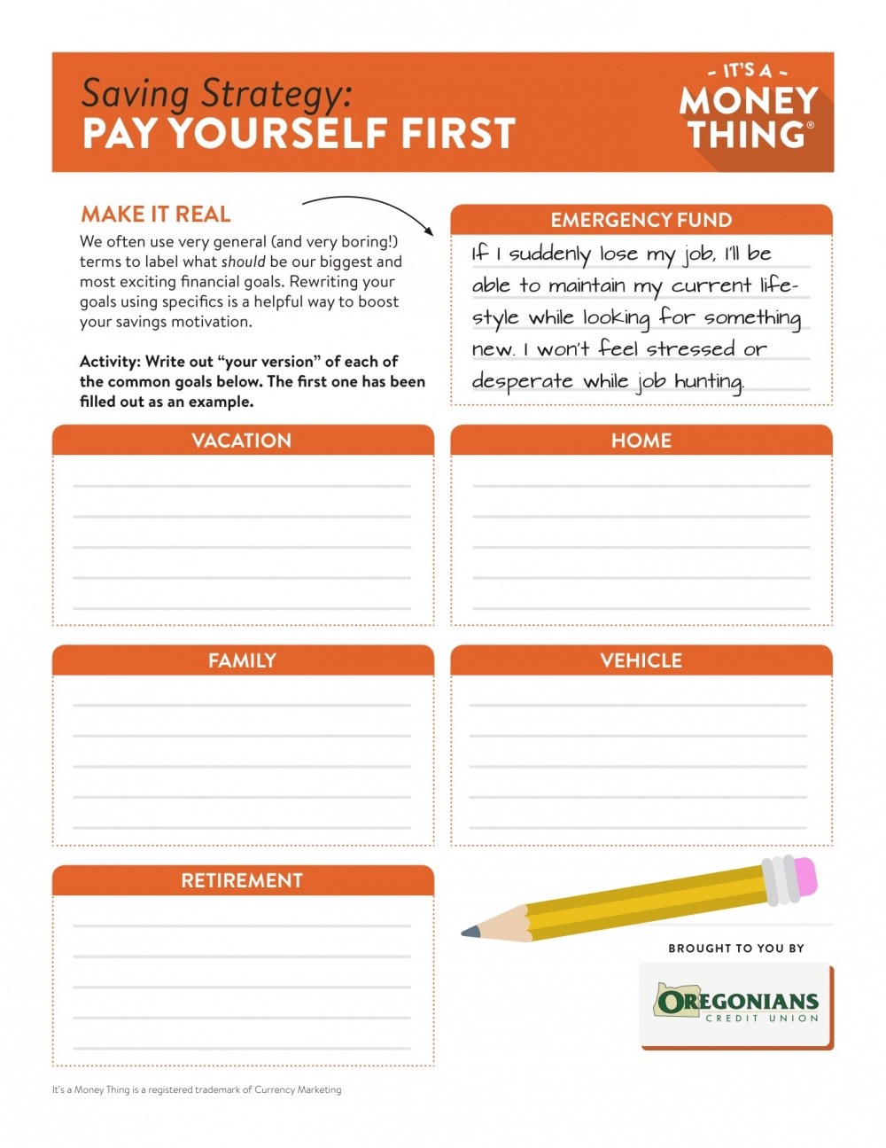 Pay yourself first handout