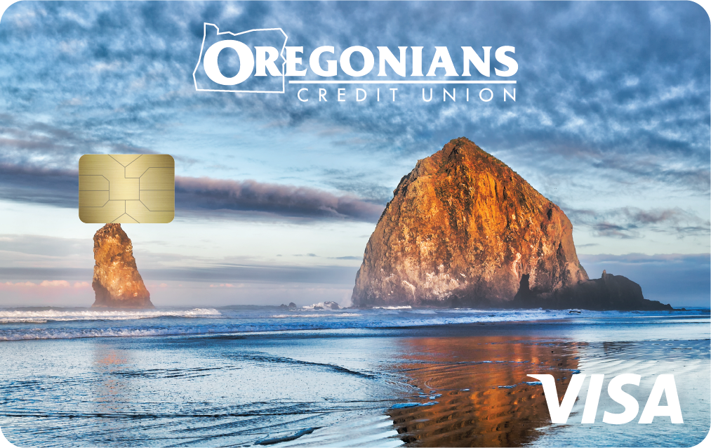 Oregonians Credit Union: Haystack Rock Visa Credit Card