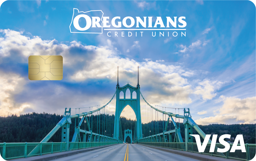 Oregonians Credit Union: St. Johns Bridge Visa Credit Card