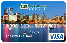 Oregonians Credit Union: Portland Skyline Visa Credit Card
